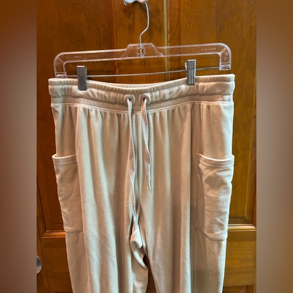 OFFLINE By Aerie Women’s After Party Velour Jogger Cream Size Medium - Picture 5 of 9